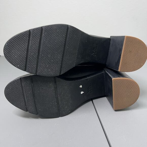 Sorel JOAN NOW™ Women's Chelsea Boot 11 Black NL3303-010 Heeled Leather - Picture 9 of 14